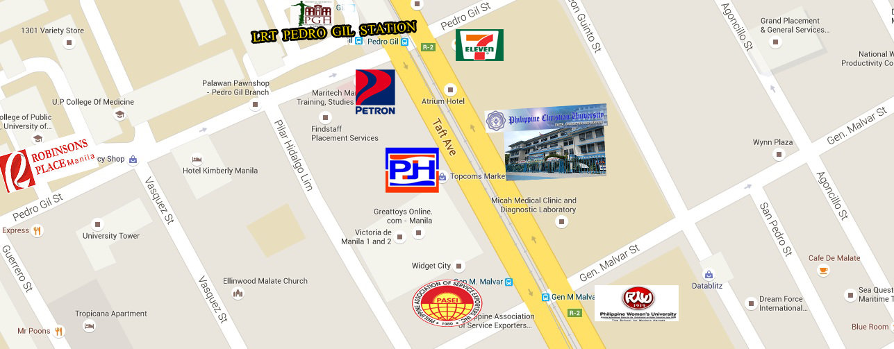 Pedro Gil Station Map Pedro Gil Branch | Pjh Lending Corporation
